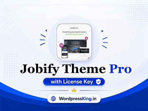 Jobify Theme Pro With Licence Key