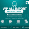WP All Import + Export Pro Addons With Licence Key