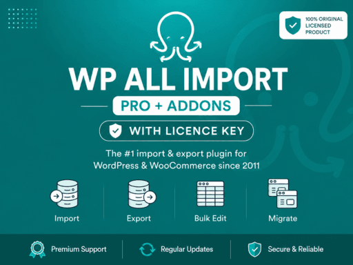 WP All Import Pro + Addons With Licence Key