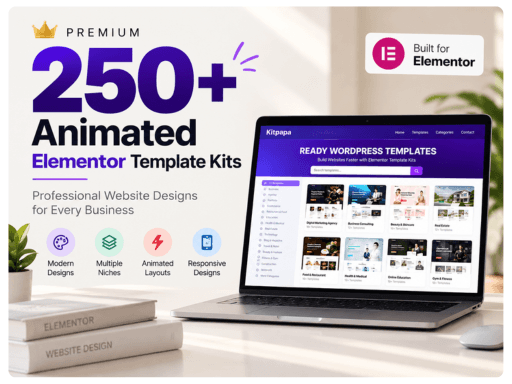 Premium Animated Elementor Template Kits